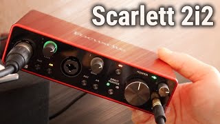 Video thumbnail for Focusrite Scarlett 2i2 3rd Gen Audio Interface Test german by technik_palast