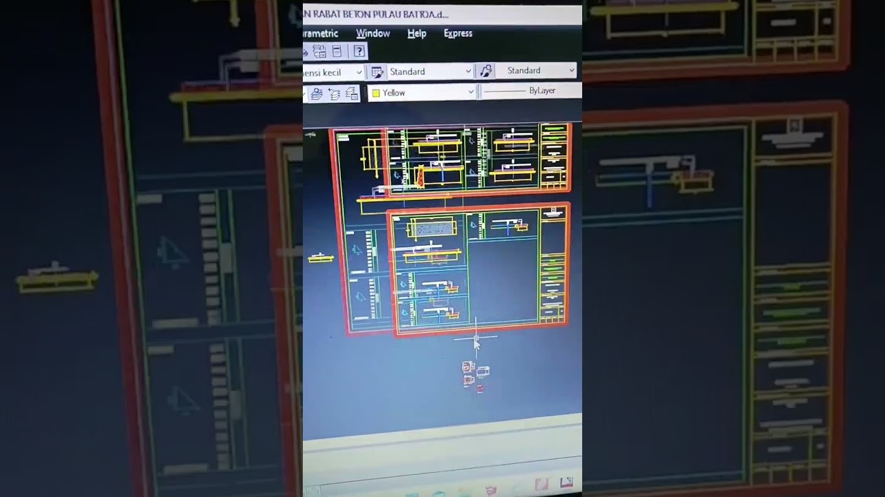 gambar kerja jalan beton dan duicker #shorts