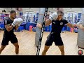 ANTHONY JOSHUA DESTROYING HEAVY BAG TRAINING FOR TYSON FURY! THROWS BRUTAL RIGHT HOOK BOMBS!