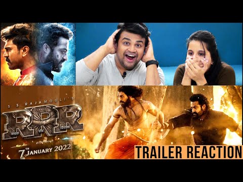 RRR Official Hindi Trailer - Reaction | NTR, RamCharan, Ajay Devgn, Alia Bhatt | SS Rajamouli
