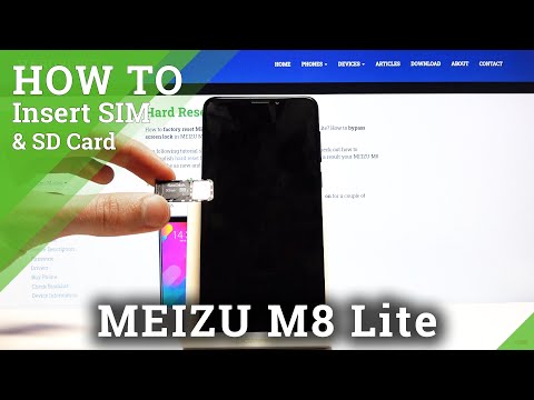 How to Insert SIM Card in MEIZU M8 Lite – SIM Card Installation