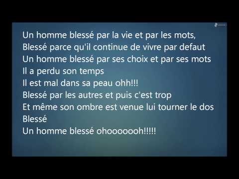 Mino - un homme blessé paroles