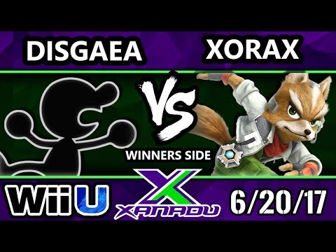 S@X 207 - Disgaea (GnW) Vs. Xorax (Fox) - SSB4 Tournament - Smash 4 - Smash for Wii U.