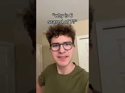 Why is 6 scared of 7? #Shorts #numbers #math