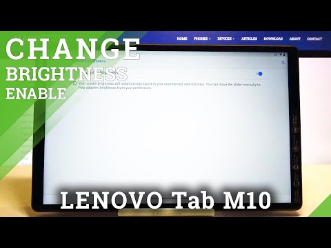 How to Enable Auto-Brightness on LENOVO Tab M10 – Display Settings