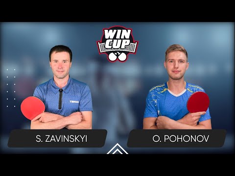 20:15 Serhii Zavinskyi - Oleksandr Pohonov West 4 WIN CUP 06.06.2024 | TABLE TENNIS WINCUP