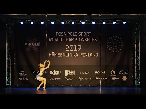 Clara Jönsson. POSA Pole Sport World Championship 2019 Senior Women.