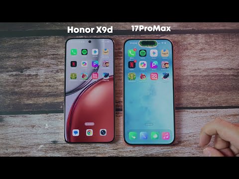 Honor X9d VS iPhone 17 Pro Max Speed Comparison