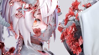 Cover art for rose gold saint