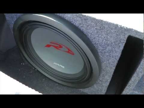 Single alpine type r 12" ripping car apart