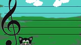 5 notes scale. Music training for little children and toddlers.