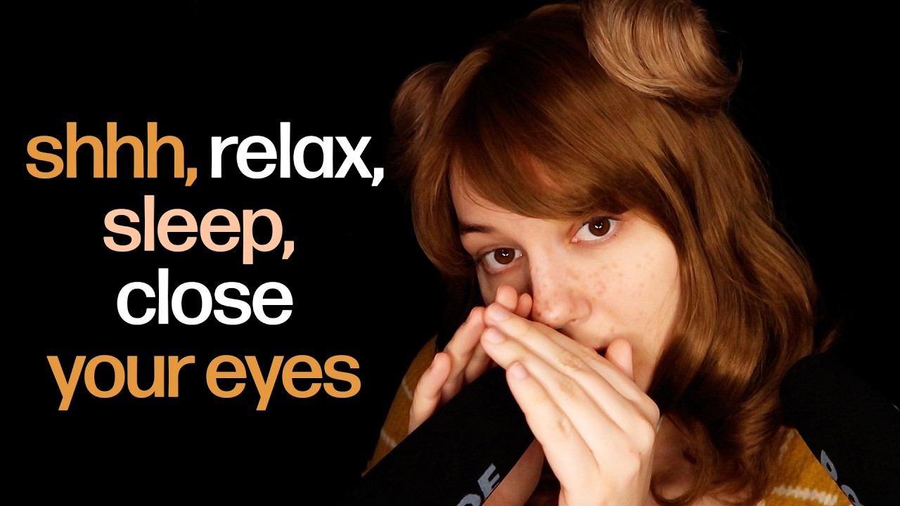 ASMR Shh, Relax, Go to Sleep, Close Your Eyes, Warm Breathy Whispers