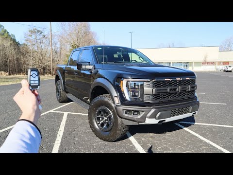 2023 Ford F-150 Raptor EcoBoost: Start Up, Exhaust, Walkaround, POV, Test Drive and Review
