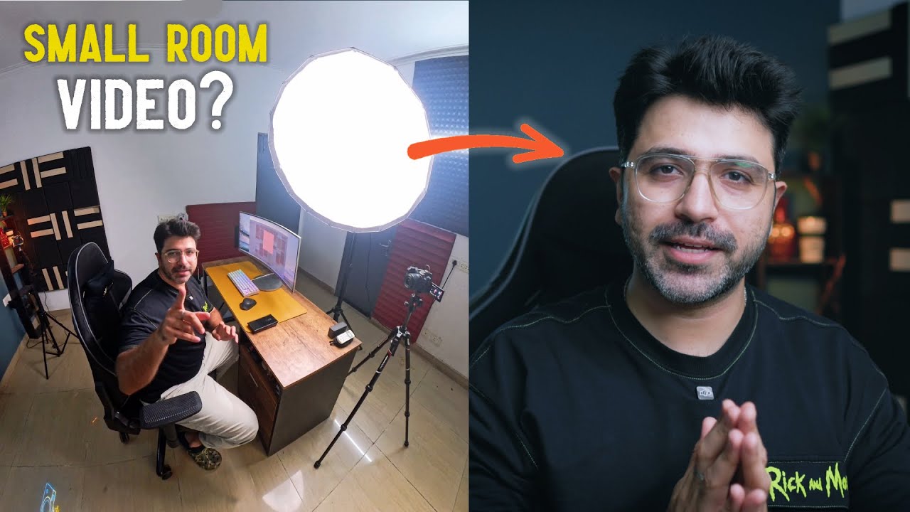 How to Make Professional YouTube Setup in a Small Room