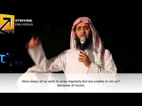 Rreziku i degjimit te muzikes nga sheikh Nayef al Sahafi