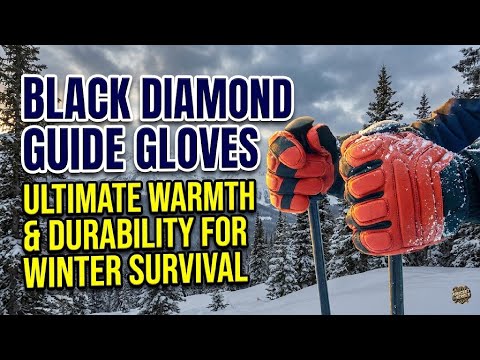 Black Diamond Guide Gloves Review: The ULTIMATE Winter Work Glove for Bushcraft & Mountaineering?