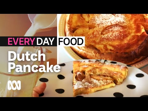 Easy Dutch baby pancake with caramel apple | Everyday Food | ABC Australia