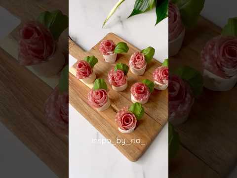 Appetizers inspiration idea🌹#tutorial #partyfood #foodinspiration #snackidea #yummyfood