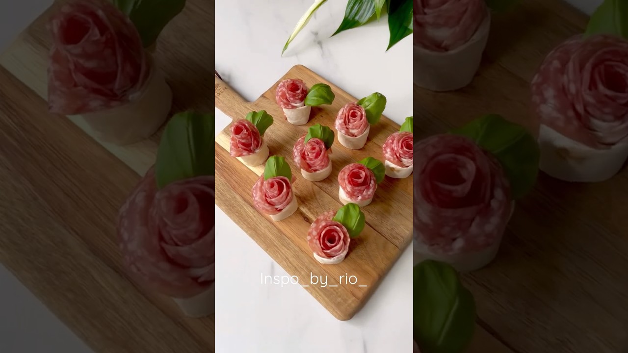 Appetizers inspiration idea🌹#tutorial #partyfood #foodinspiration #snackidea #yummyfood