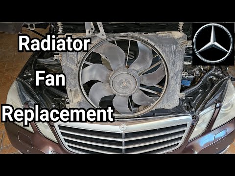 Radiator Fan Replacement | Mercedes E-class W212