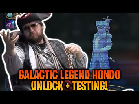 Galactic Legend Hondo Ohnaka Unlock + Testing LIVE