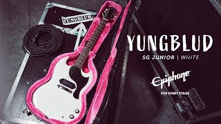 Video thumbnail for The Epiphone YUNGBLUD SG Junior, Classic White by OfficialEpiphone