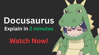 Docusaurus Full Overview in 2 Minutes | Create Docs Like a Pro
