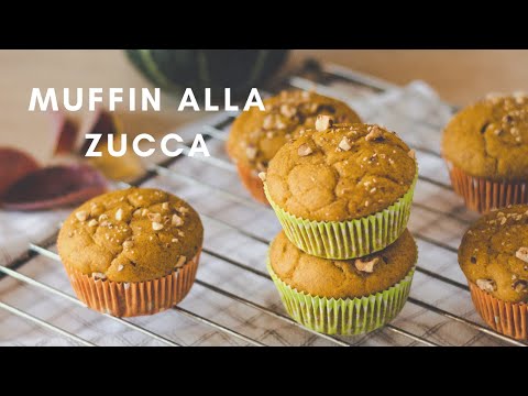 MUFFIN ALLA ZUCCA (vegan) senza latte e senza uova | Ricetta facile
