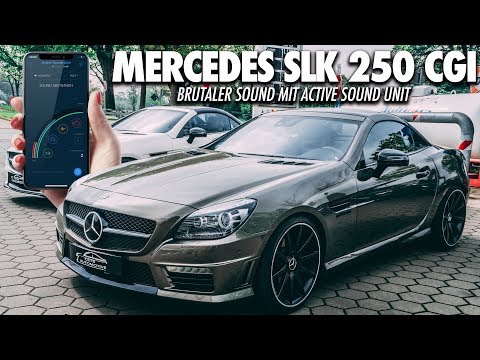AMG SOUND IN THE SLK THANKS TO A SOUND MODULE? Mercedes Benz SLK 250 CGI | Sound Booster - Cete A...