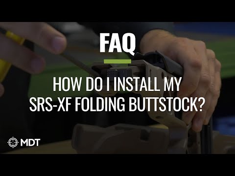 MDT FAQ - How do I install my MDT SRS-XF folding buttstock?