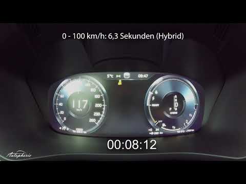 Volvo XC60 T8 Twin Engine: Beschleunigung 0 - 120 km/h (Hybrid) und 0 - 80km/h (elektrisch)