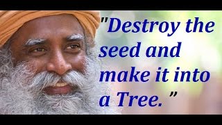 Sadhguru- Sacred Seed, let the seed bocome a tree