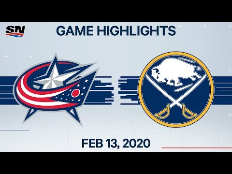 NHL Highlights | Blue Jackets vs Sabres – Feb. 13, 2020