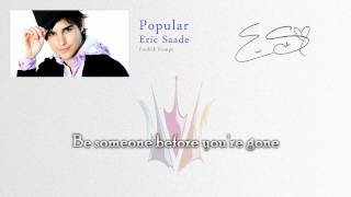 Eric Saade &quot;Popular&quot; (Lyrics) - Melodifestivalen 2011