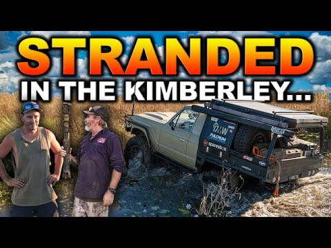 10 DESTROYED TYRES IN 50KM – Making our own track in 2m+ tall scrub! Kimberley after the wet season