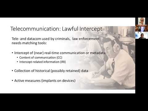 HAIC talk: Lawful Intercept in 5G Networks - with Mats Näslund