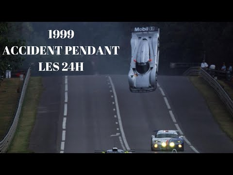 INCROYABLE CRASH AUX 24H DU MANS EN 1999
