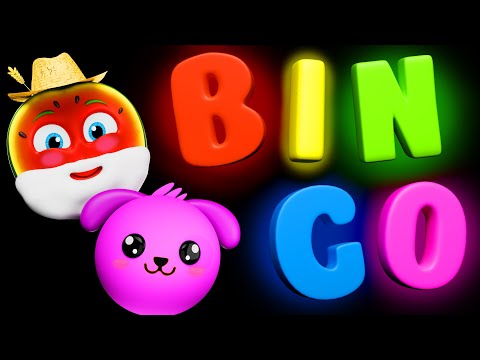 🐶🍉 BINGO Funky Fruits + MORE | Baby Sensory Animation, Calm Music and Dance Party!🍓