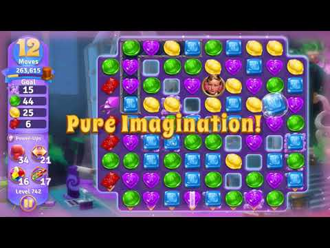 Wonka's World of Candy Level 742 NO BOOSTERS - A S GAMING ✔