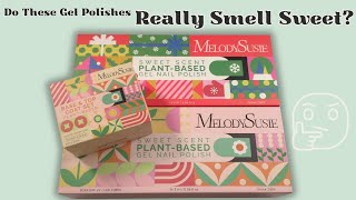 Swatching MelodySusie Sweet Scented Gel Polish Collection 🌸 | HEMA-Free, TPO-Free