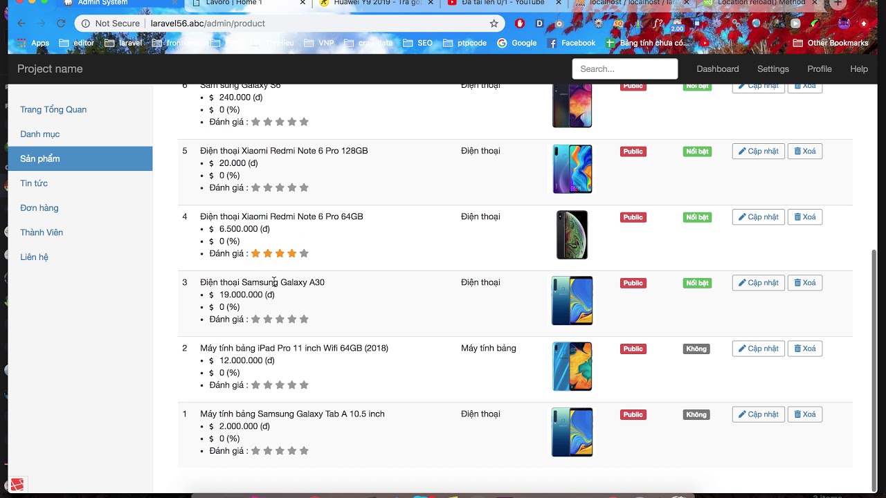Bài 39.4 Hiển thị đánh giá sản phẩm - Website bán hàng Laravel