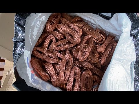 Massive copper wire meltdown 4.2kg ingot / bar