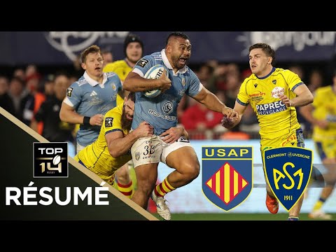 TOP 14 : Résumé partie complète USA Perpignan vs ASM Clermont: J12 - Saison 2025/26