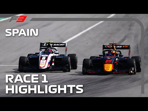 F3 Race 1 Highlights | 2021 Spanish Grand Prix