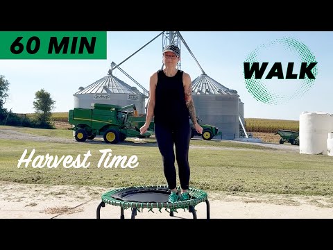 Basic 60 Minute Rebounder Walking Workout Beginners & Seniors Country Music thumbnail