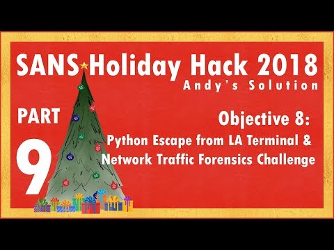Holiday Hack 2018 - 9/11 - KringleCon Objective #8