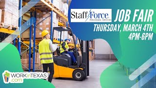 Staff Force Job Fair in San Juan, Tx!