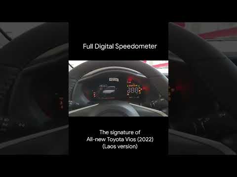 Thumbnail for Full screen of Digital Speedometer on All-new Toyota Vios (Laos version) by Toyota, Toyota NEW, Toyota Vios