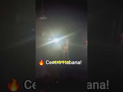 Al grito de "Libertad", se registran protestas en La Habana.