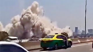 Crazy Scenes From Bangkok - Myanmar Earthquake